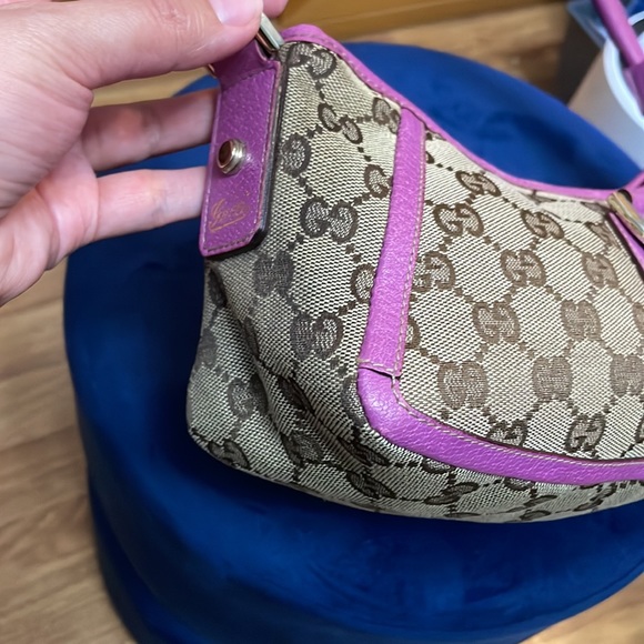 Sold!!   Monogram Abbey Pochette Fuchsia - Picture 10 of 15